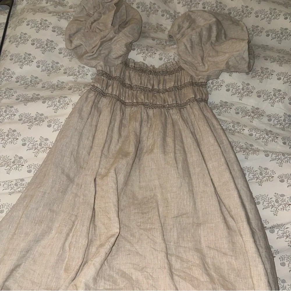 DISSH linen maxi dress size 10 US - Picture 2 of 3